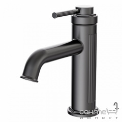 Смеситель для раковины Аква Родос Metro 02 Gun Metal оружейная сталь Житомир