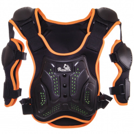 Моточерепаха мотозащита детская SP-Sport RB4 L Черный-Оранжевый