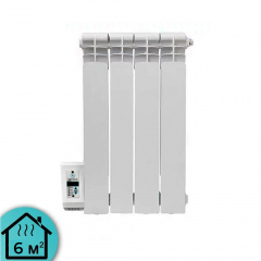Электрорадиатор ELECTRO.4WL+ плюс 500/100 (200Вт) Wi-Fi слева 400Вт с настенными креплениями Косів