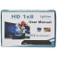 Разветвитель видеосигнала (сплиттер) RIAS HDMI - 8xHDMI 8 портов v1.4 1080P Black (3_00625) Київ