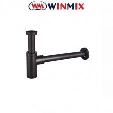 Сифон для умывальника BT-01-05 1 1/4'' (Черный), Winmix. Польша