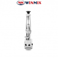 Арматура спускная AS-01 с одним режимом слива (кнопка хромированная), Winmix. Польша