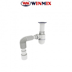 Сифон для умывальника SU-02-A 1 1/2"x40 с литым выпуском, Winmix. Польша Київ