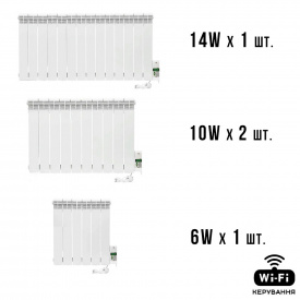 Розумна мобільна система опалення електрична ELECTRO SET 40А WI-FI 4050 Вт
