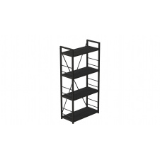 Етажерка 4/60 Ferrum-decor Серії Конект з тумбою 179x60x28 Чорний ДСП Сосна Кембра (FD1065)