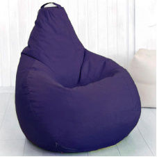 Крісло мішок груша Beans Bag Оксфорд Стронг 90*130 см Синій (hub_YIvC94730)