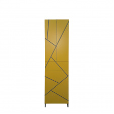 Пенал пластиковый Chaos Mikola-M yellow grey 60 см