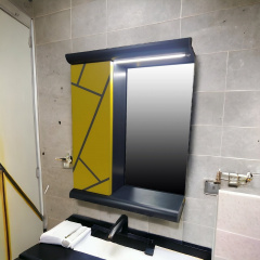 Пластиковое зеркало Chaos yellow grey 50 см Луцк