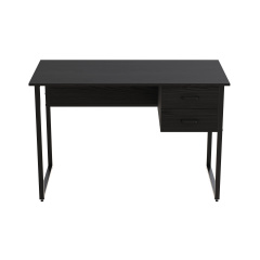 Комп'ютерний стіл Ferrum-decor Дакота 75x140x70 чорний ДСП Сосна Кембра 16мм Михайлівка