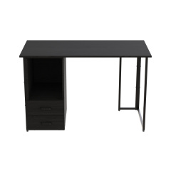 Комп'ютерний стіл Ferrum-decor Отто 76x120x70 чорний ДСП Сосна Кембра 32мм Вишневе