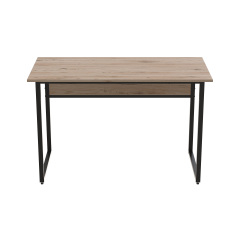 Комп'ютерний стіл Ferrum-decor Коді 75x100x60 чорний ДСП Дуб Сан-Маріно 16мм Сарни