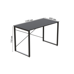 Письмовий стіл Ferrum-decor Конект 75x120x60 см Сосна Кембра (XK00168) Новая Каховка