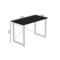 Письмовий стіл Ferrum-decor Драйв 750x1400x600 Білий метал ДСП Сосна Кембра 16 мм (DRA059) Михайлівка