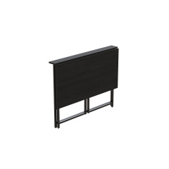 Стол раскладной Морис Ferrum-decor 750x1000x600 Черный металл ДСП Сосна Кембра 16 мм (MORI003) Генічеськ