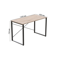 Письмовий стіл Ferrum-decor Конект 75x120x60 см Дуб Сан-Маріно (XK00164) Киев