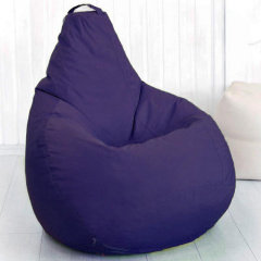 Крісло мішок груша Beans Bag Оксфорд Стронг 90*130 см Синій (hub_YIvC94730) Мукачево