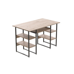Комп'ютерний стіл Ferrum-decor Тім 75x120x60 чорний ДСП Дуб Сан-Маріно 16мм Хмельницький
