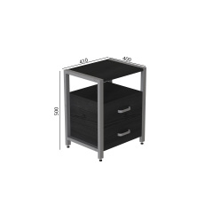 Тумба Ferrum-decor Вів'єн 2/2 50x41x40 см Сосна Кембра (XK00126) Київ