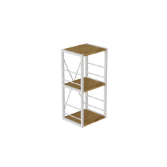 Етажерка Ferrum-decor Конект 73x34x28 см Дуб Артізан (XK00261) Березнегувате
