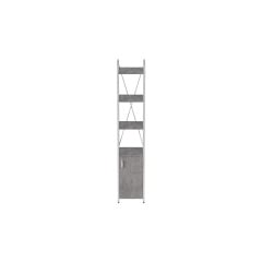 Етажерка 4/34 Ferrum-decor Серії Конект із тумбою 179x34x28 Білий ДСП Бетон (FD1055) Хмельницкий