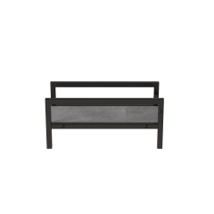 Підставка для системного блоку Ferrum-decor Нікі 21x24x45 Чорний ДСП Бетон 16мм (NIK0007) Киев