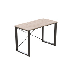 Письмовий стіл Ferrum-decor Драйв 750x1000x700 Чорний метал ДСП Дуб Сан-Маріно 32 мм (DRA191) Новая Прага