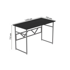 Комп'ютерний стіл Ferrum-decor Раян 75x120x70 сірий ДСП Сосна Кембра 16мм Вінниця