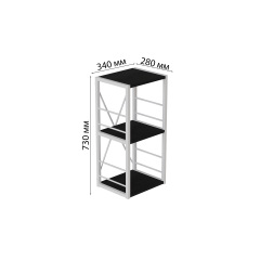 Етажерка Ferrum-decor Конект 73x34x28 см Сосна Кембра (XK00258) Київ