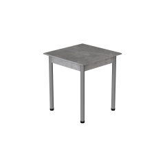 Стіл кухонний Ferrum-decor Агата 75x90x90 Сірий ДСП Бетон 16мм (AGA0056) Рівне