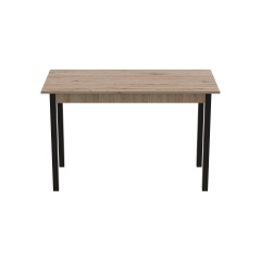 Стіл кухонний Ferrum-decor Маріо 75x120x80 Чорний ДСП Дуб Сан-Маріно 16мм (MAR0016) Чортків