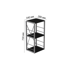 Етажерка Ferrum-decor Конект 73x34x28 см Сосна Кембра (XK00270) Львів