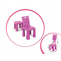 Дитячий стілець-табурет для дітей DOLONI TOYS Рожевий (R04690P3) Тернопіль