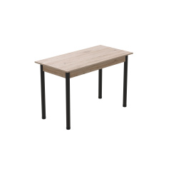 Стіл кухонний Ferrum-decor Беніта 75x120x80 Чорний ДСП Дуб Сан-Маріно 16мм (BEN0016) Мелитополь