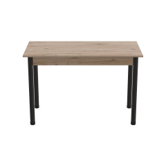 Стіл кухонний Ferrum-decor Беніта 75x120x80 Чорний ДСП Дуб Сан-Маріно 16мм (BEN0016) Мелитополь