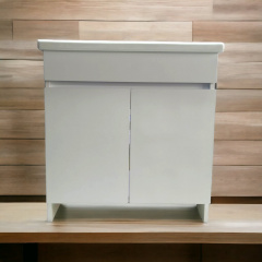 Пластиковая тумба Атлант с покрытием HPL 1050 mat Mikola-M 60 см Братське