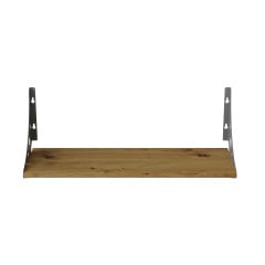 Полиця настінна Ferrum-decor Ханді 2 240x500x240 метал Сірий ДСП Дуб Артізан 16 мм (XND0020) Черкассы