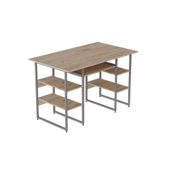 Комп'ютерний стіл Ferrum-decor Тім 75x140x70 сірий ДСП Дуб Сан-Маріно 32мм Чернівці