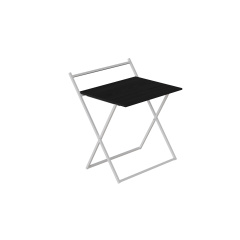 Стол трансформер Компакт 1 Ferrum-decor 750x790x720 Белый металл ДСП Сосна Кембра 16 мм (KOM110) Ужгород