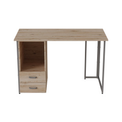 Комп'ютерний стіл Ferrum-decor Отто 75x140x60 сірий ДСП Дуб Сан-Маріно 32мм Умань