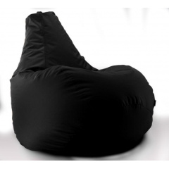 Крісло мішок груша Beans Bag Оксфорд Стронг 100 х 140 см Чорний (hub_pbew3r) Королево