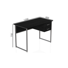 Комп'ютерний стіл Ferrum-decor Дакота 75x120x60 сірий ДСП Сосна Кембра 32мм Киев
