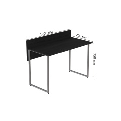 Комп'ютерний стіл Ferrum-decor Скай 75x120x70 сірий ДСП Сосна Кембра 16мм Одеса