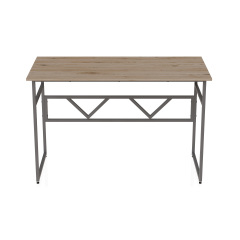 Комп'ютерний стіл Ferrum-decor Раян 75x100x70 сірий ДСП Дуб Сан-Маріно 16мм Обухів