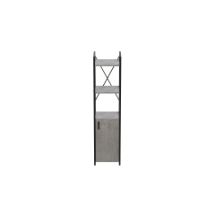 Етажерка 3/34 Ferrum-decor Серії Конект із тумбою 144x34x28 Білий ДСП Бетон (FD1013) Київ