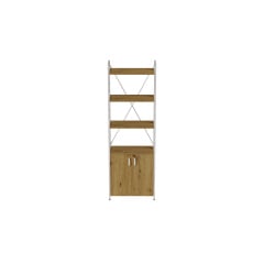 Етажерка 3/60 Ferrum-decor Серії Конект із тумбою 144x60x28 Білий ДСП Дуб Артізан (FD1033) Херсон