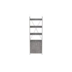 Етажерка 4/60 Ferrum-decor Серії Конект із тумбою 179x60x28 Білий ДСП Бетон (FD1076) Суми
