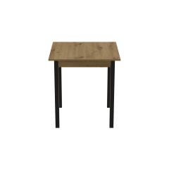 Стіл кухонний Ferrum-decor Дієго 75x70x70 Чорний ДСП Дуб Артізан 16мм (DIE0013) Кропивницкий