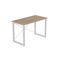 Письмовий стіл Ferrum-decor Драйв 750x1000x700 Білий метал ДСП Дуб Сан-Маріно 32 мм (DRA205) Івано-Франківськ