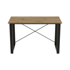 Письмовий стіл Ferrum-decor Драйв 750x1000x700 Чорний метал ДСП Дуб Артізан 32 мм (DRA195) Михайловка