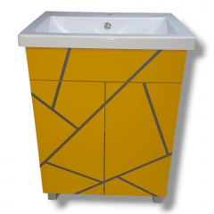 Пластиковая напольная тумба The MIX Chaos HPL 3127 mat 50 см Братское